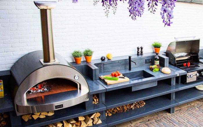 Outdoor Pizza Ovens, Alfa Pizza Ovens, 4 Pizze, Glyndon Gardens